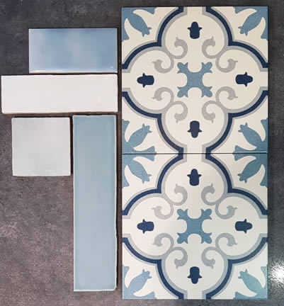 Blue Bathroom Tiles Sydney